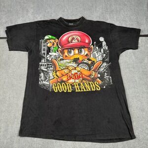 Vintage Mario Luigi Gta Shirt Y2k Graphic T-Shirt 3XL Bootleg Mexican